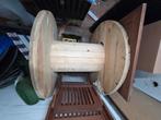 Houten kabelhaspel /tuintafel, Ophalen, Zo goed als nieuw