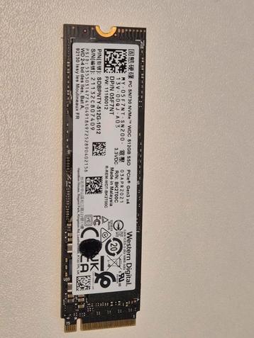 WD SN730 512GB Nvme SSD 2280 beschikbaar voor biedingen