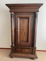 Eiken kast met legplanken en la, Antiek en Kunst, Ophalen