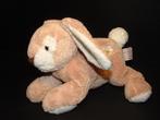 ANNA CLUB PLUSH KONIJN VELOURS BEIGE/WIT MET BRUIN, Verzenden, Nieuw, Overige typen