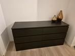 Zwarte Ladekast 160x78cm, Ophalen, Gebruikt, 5 laden of meer, 150 tot 200 cm