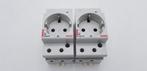 Legrand 04285 Wandcontactdoos / stopcontact dinrail (2x), Gebruikt, Legrand, Onbekend, Ophalen of Verzenden