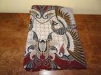 Batik lap stof met Java print van 100% katoen, Hobby en Vrije tijd, Stoffen en Lappen, Bruin, 120 cm of meer, Nieuw, Ophalen of Verzenden