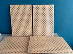 IKEA SKÅDIS set: 4 borden, 12 klemmen, 3 houders, 3 planken, Ophalen of Verzenden, Gebruikt