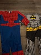 Spiderman en batman pak, Kinderen en Baby's, Carnavalskleding en Verkleedspullen, Ophalen of Verzenden, Zo goed als nieuw, 104 of kleiner