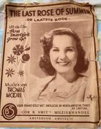The Last Rose of Summer bladmuziek, Muziek en Instrumenten, Bladmuziek, Gebruikt, Filmmuziek en Soundtracks, Ophalen of Verzenden
