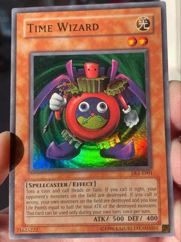 Yu-Gi-Oh! Time Wizard DL1 Old Duelist League Promo ! beschikbaar voor biedingen