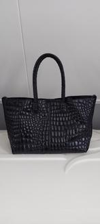 Leren tas crocoprint Liebeskind als nieuw. NP 269,95, Ophalen of Verzenden, Zo goed als nieuw, Zwart, Schoudertasje