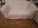 Beige 2-zitsbank met grand foulard, Ophalen, Gebruikt, 150 tot 200 cm, Tweepersoons