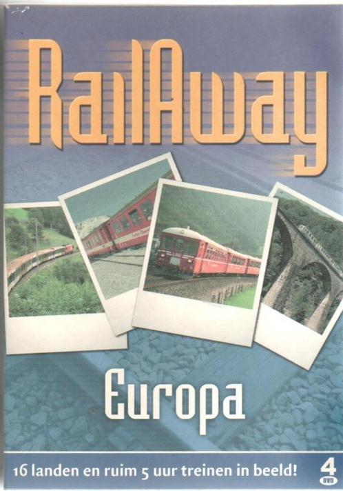 DVD DoCu: Rail Away Europe, Verzamelen, Spoorwegen en Tramwegen, Zo goed als nieuw, Trein, Overige typen, Ophalen of Verzenden