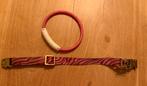 Dogguo halsband hond maat S roze + lichtgevende halsband, Ophalen of Verzenden, Zo goed als nieuw