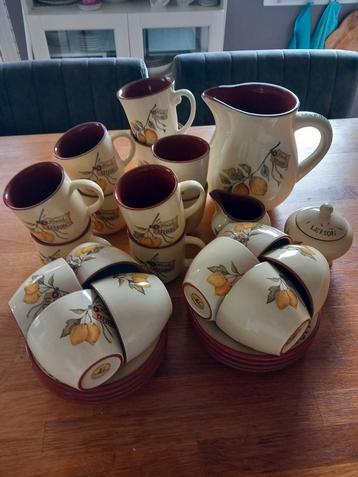 Jet fresh lemon servies 21 stuks