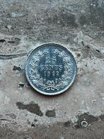 25 cent 1897 Wilhelmina, zeer mooie kwaliteit, Postzegels en Munten, Munten | Nederland, Zilver, Koningin Wilhelmina, Ophalen of Verzenden