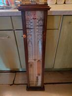 Antieke barometer in houten kast, Ophalen, Gebruikt