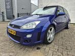 Ford Focus 2.0-16V RS Turbo, Auto's, Zwart, 4 cilinders, Blauw, Handgeschakeld
