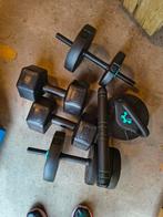Verstelbare Halterset 40kg, Ophalen, Zo goed als nieuw, Benen, Kettlebell