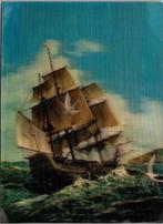 Zeilschip - 3D Lenticulair (2x), Verzenden, Voor 1920, Ongelopen, Voertuig