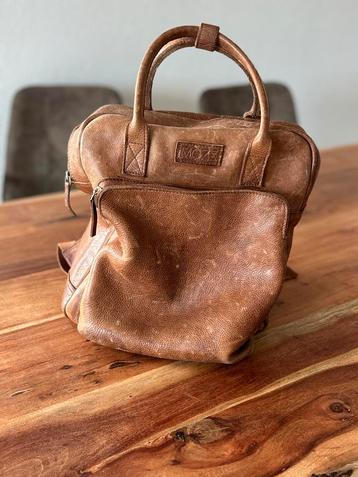 Mooie leren MozzBags luiertas Camel beschikbaar voor biedingen