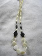 20.   Aparte oude ketting,  parelmoer,  60cm, Sieraden, Tassen en Uiterlijk, Antieke sieraden, Ophalen