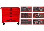 Gereedschapswagen rood foam toolkit 631 delig Teng Tools, Ophalen, Zo goed als nieuw