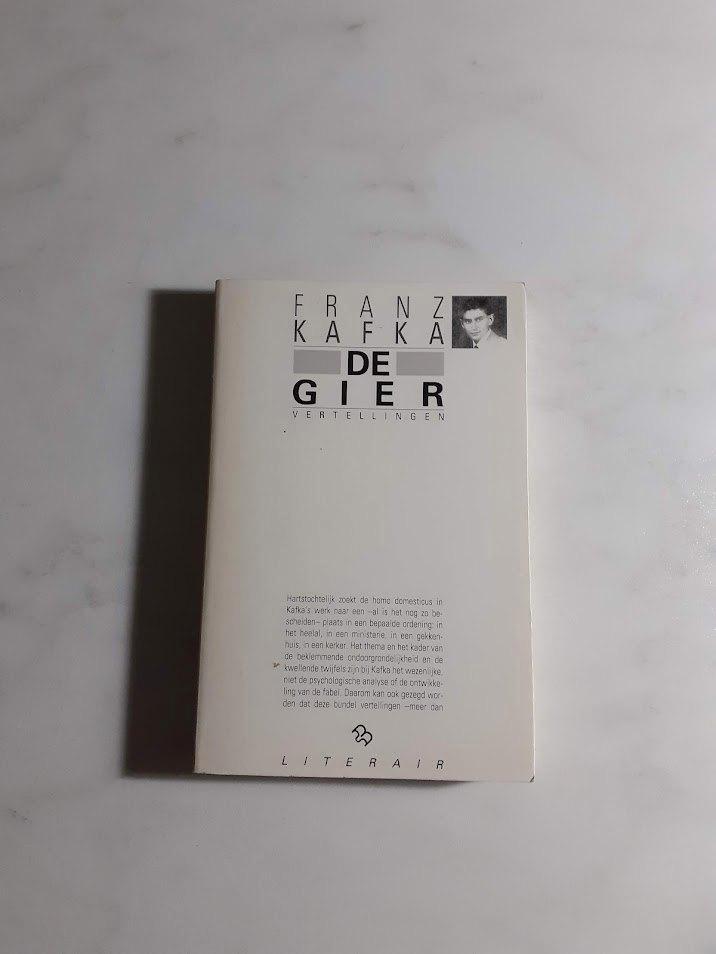 Kafka, Franz	De gier, Boeken, Essays, Columns en Interviews, Gelezen, Ophalen of Verzenden