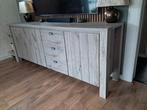 Mooi Dressoir/TV kast Kleur licht grijs eiken., Huis en Inrichting, Kasten | Dressoirs, Ophalen, Zo goed als nieuw, 200 cm of meer