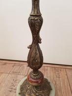 Antieke lampvoet brons en marmer, Ophalen of Verzenden