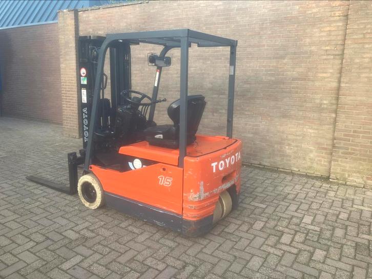 Toyota FBE15 elektrische heftruck/triplomast, Zakelijke goederen, Machines en Bouw | Heftrucks en Intern transport, Heftruck, Elektrisch