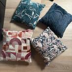 4 kussens van ZUIVER, Ophalen of Verzenden, Zo goed als nieuw, Blauw, Vierkant