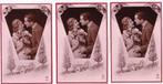 3x mooie ansicht Liefdes kaart / Verliefd stelletje ca. 1950, Verzamelen, Ansichtkaarten | Themakaarten, Verzenden, 1940 tot 1960