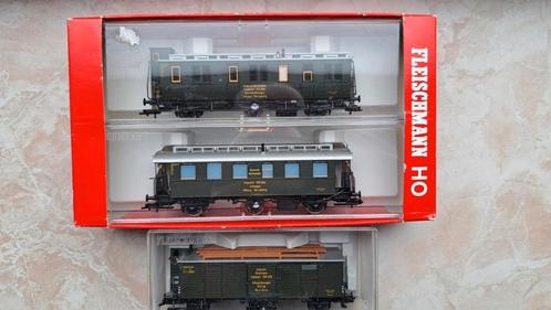 Fleischmann 81 5062/81 5380 Unfall Hilfszug, Hobby en Vrije tijd, Modeltreinen | H0, Zo goed als nieuw, Wagon, Gelijkstroom, Fleischmann
