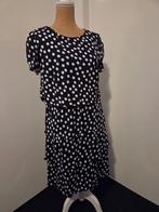 Betty Barclay jurk met laagjes en vlindermouwtjes, Maat 38/40 (M), Blauw, Betty Barclay, Ophalen of Verzenden