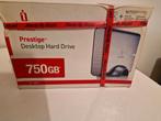Iomega Prestige 750GB Externe Harde Schijf, Computers en Software, Harde schijven, Gebruikt, 750GB, Server, HDD