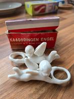 Vintage Kaarsenringen Engel - Originele Doos, Huis en Inrichting, Woonaccessoires | Kandelaars en Kaarsen, Ophalen of Verzenden