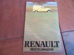 Folder Renault 4 F4, Renault 4 F6, Renault 5 bestel 1981, Renault, Ophalen of Verzenden, Zo goed als nieuw, Renault