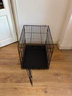 Hondenbench | Zwart | L60xB45xH50 | Zo Goed Als Nieuw, Dieren en Toebehoren, Ophalen, Zo goed als nieuw