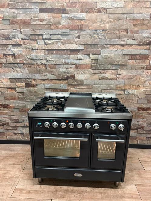 Luxe Boretti Majestic Fornuis 5 pits met Frytop 100x70 cm, Witgoed en Apparatuur, Fornuizen, Zo goed als nieuw, Vrijstaand, Gas
