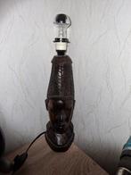 Houten Afrikaanse Beeld Lamp, Ophalen