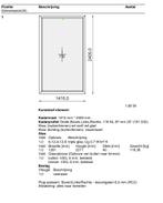 VEKA kozijn met HR+++ triple veiligheidsglas 1415x2405, Doe-het-zelf en Verbouw, Kozijnen en Schuifpuien, Kunststof, Raamkozijn