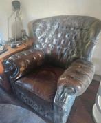 Chesterfield look a like fauteuil GRATIS, Ophalen of Verzenden, Gebruikt, 75 tot 100 cm, 50 tot 75 cm