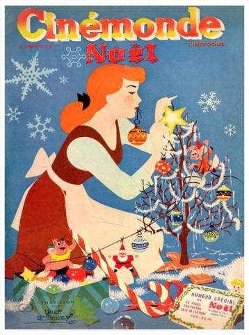 Cinémonde Kerst cover 1937 - Sneeuwwitje - overdruk beschikbaar voor biedingen