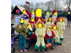 loopgroep carnaval 7 dwergen, sneeuwwitje en paddenstoelen, Ophalen of Verzenden, Zo goed als nieuw, Carnaval, Kleding