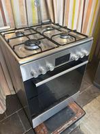 Bosch: RVS Gasfornuis, Met Wokbrander! Elektrische Oven, Witgoed en Apparatuur, Fornuizen, Ophalen, Gebruikt, Minder dan 85 cm