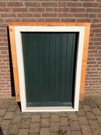 Hardhouten kozijn met draailuik, Doe-het-zelf en Verbouw, Kozijnen en Schuifpuien, Overige typen, Zo goed als nieuw, 75 tot 150 cm