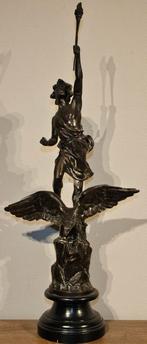 Bronzen Sculptuur: Hebe en de Adelaar, Ophalen of Verzenden