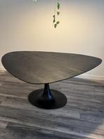 Giga Meubel Eettafel Owen Kiezel Zwart 160 cm |1 jaar oud, Huis en Inrichting, Ophalen, 150 tot 200 cm, Modern, Luxe, Scandinavisch