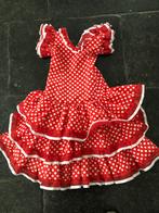 Spaanse flamenco jurk maat 140, Ophalen of Verzenden, Zo goed als nieuw, 134 t/m 140, Jongen of Meisje