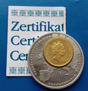 Pecunia Nova Alteri Succedit Great Britain 12,5 euro   beschikbaar voor biedingen
