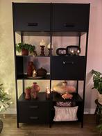 Be Pure Home Kast Legacy - Zwart, 100 tot 150 cm, 200 cm of meer, Zo goed als nieuw, Met lade(s)