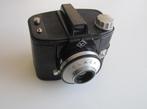 Agfa Clack boxfotocamera met cameratas, Ophalen of Verzenden, Gebruikt, Compact, Overige Merken